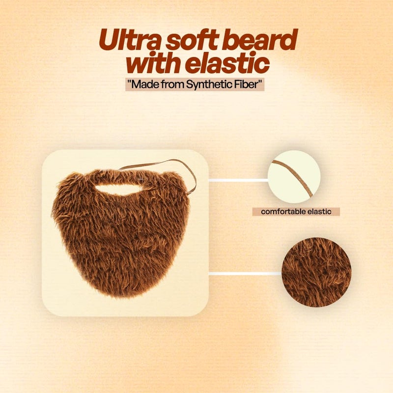 Tigerdoe Fake Beard for Adults Kids - Costume Accessories - Beard & Mustache - Fake Mustaches - Image 3